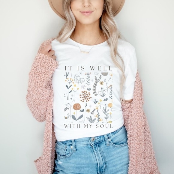 Brandi B Other - Boho Christian Wildflower Faith Gift Unisex T-Shirt